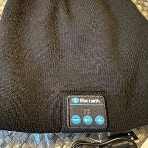 Black Bluetooth Beanie with Controls